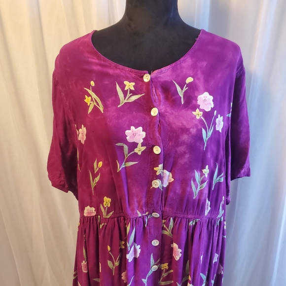 La Cera boho maxi dress 1X - Picture 3 of 5